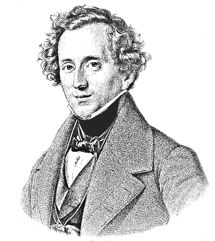 Felix Mendelssohn lineart