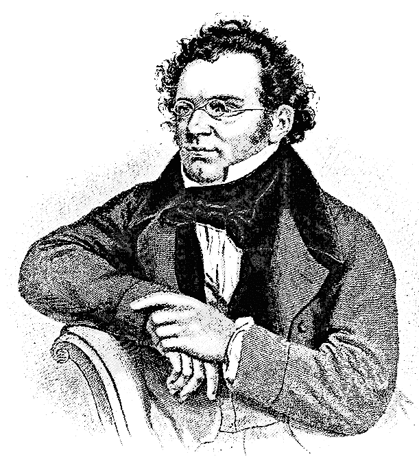 Franz Schubert lineart