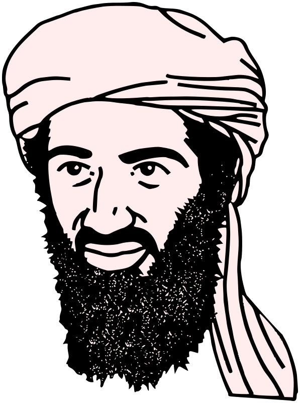 Osama Bin Laden lineart