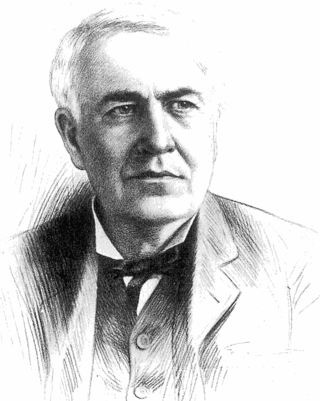 Thomas Edison sketch