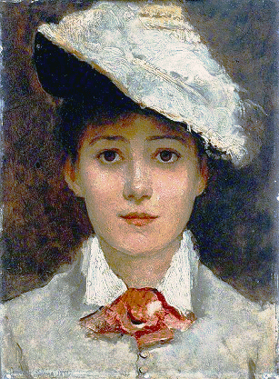 Louise Jopling 1877 self portrait