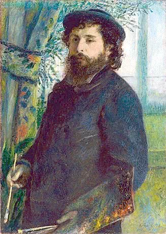 Claude Monet 1875 by Renoir