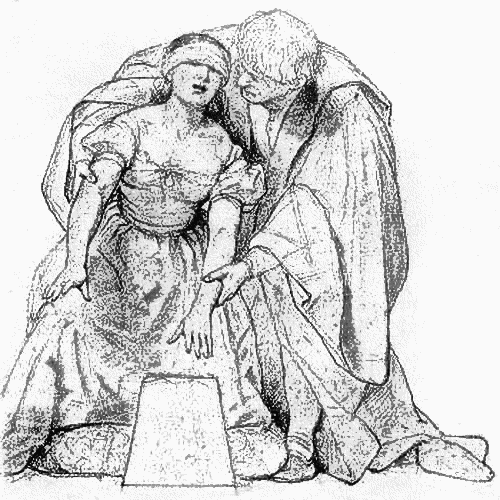 Lady Jane Grey execution sketch