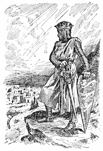 Richard I above Jerusalem