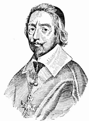 Cardinal de Richelieu lineart