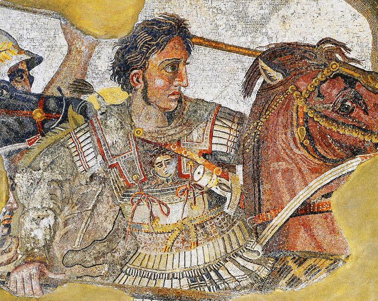 Alexander the Great in battle