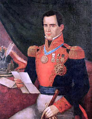 Santa Anna in uniform