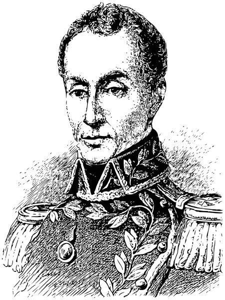 Simon Bolivar vector