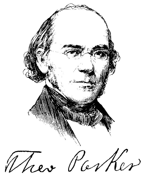 Theodore Parker w signature
