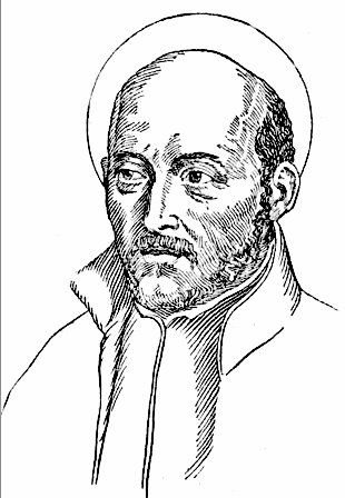Ignatius of Loyola lineart