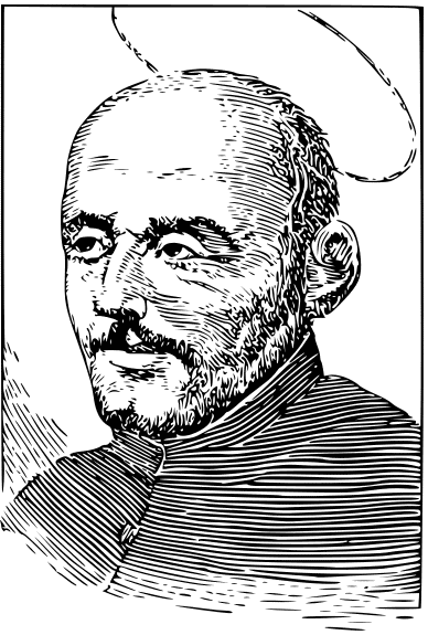 St Ignatius Loyola vector