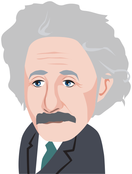 Albert Einstein clipart