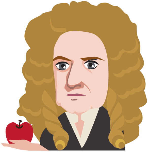 Isaac Newton clipart