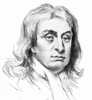 Isaac Newton drawing