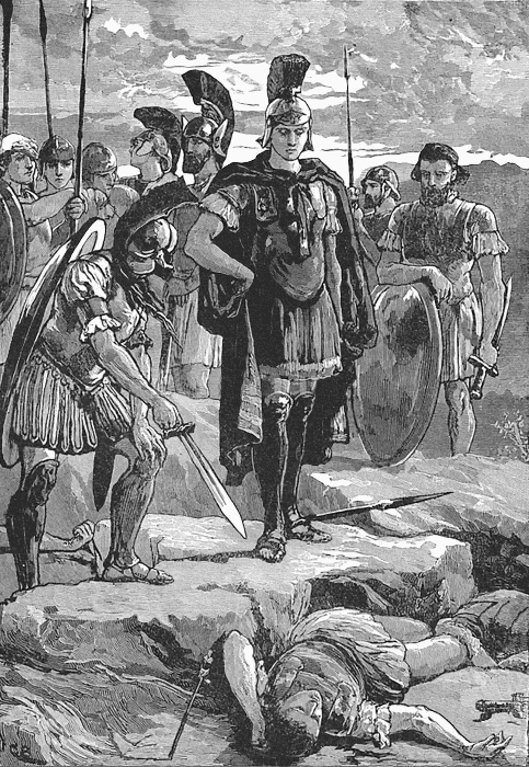 Alexander Discovers the body of Darius