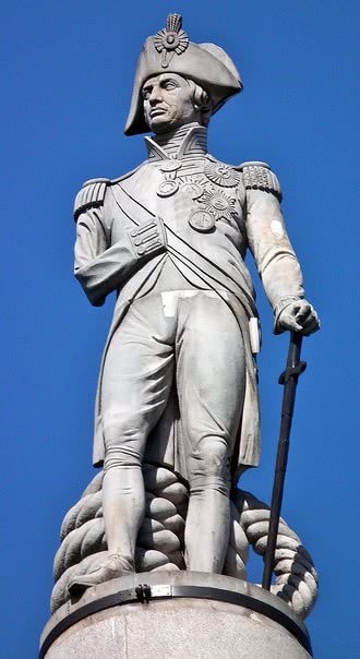 Heratio Nelson statue