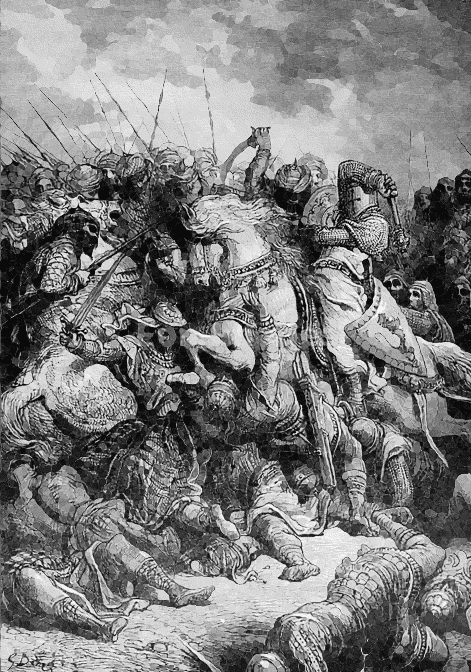 Richard the Lionhearted in battle