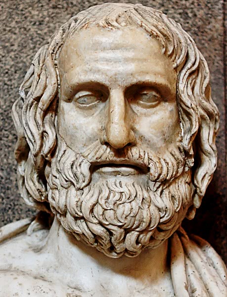 Euripides bust