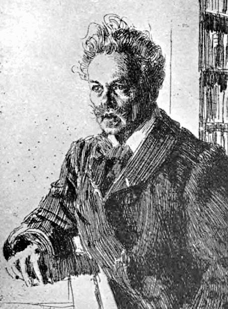 August Strindberg lineart