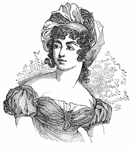 Madame de Stael lineart