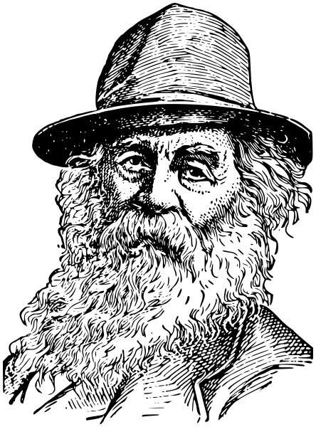 Walt Whitman lineart