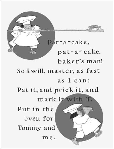 Pat a cake bakers man