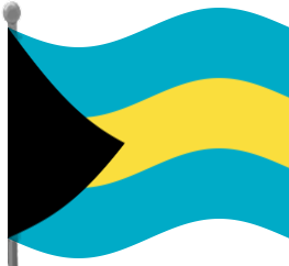 bahamas flag waving