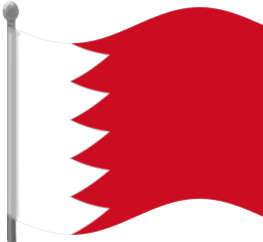 bahrain flag waving