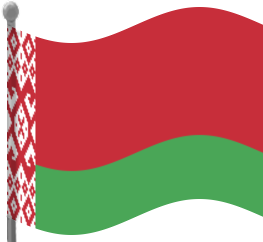 belarus flag waving