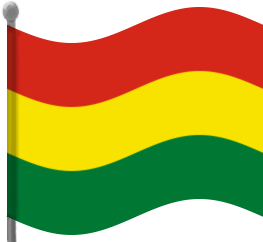bolivia flag waving