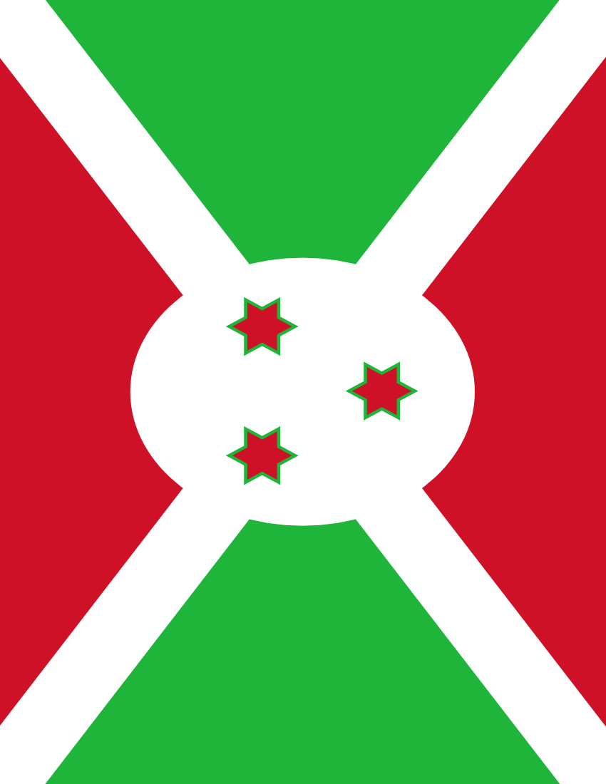 burundi flag full page