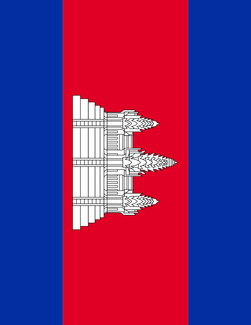 cambodia flag full page