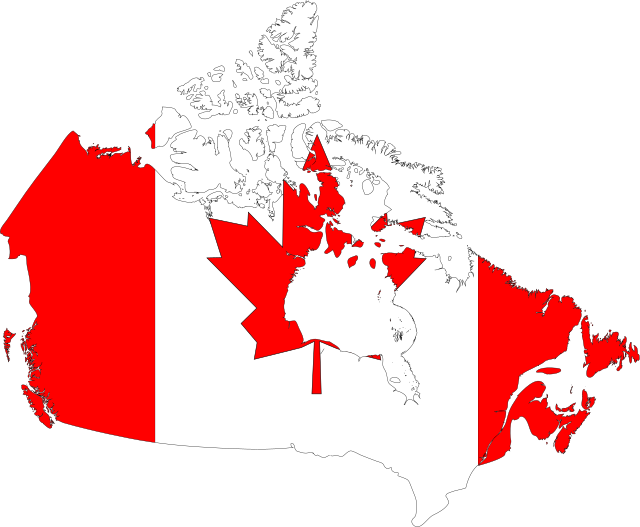 Canada-Map-Flag