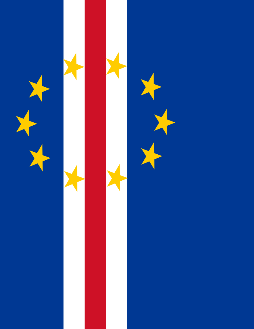 cape verde flag full page