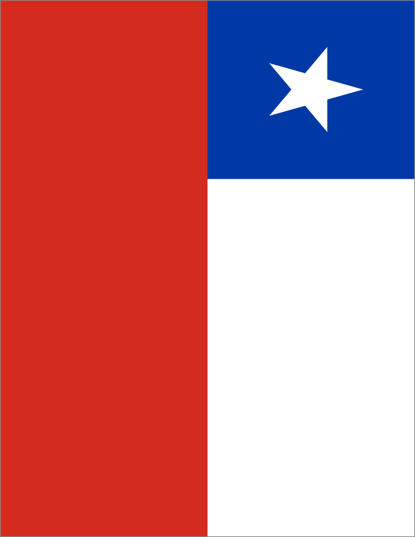chile flag full page