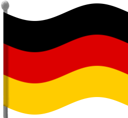 germany flag waving