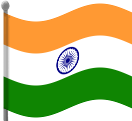 india flag waving