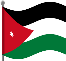 jordan flag waving