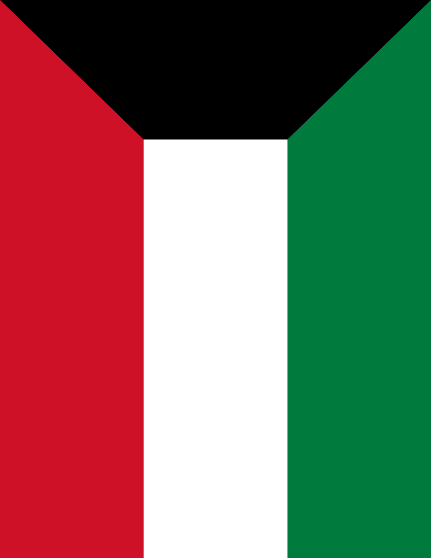 kuwait flag full page