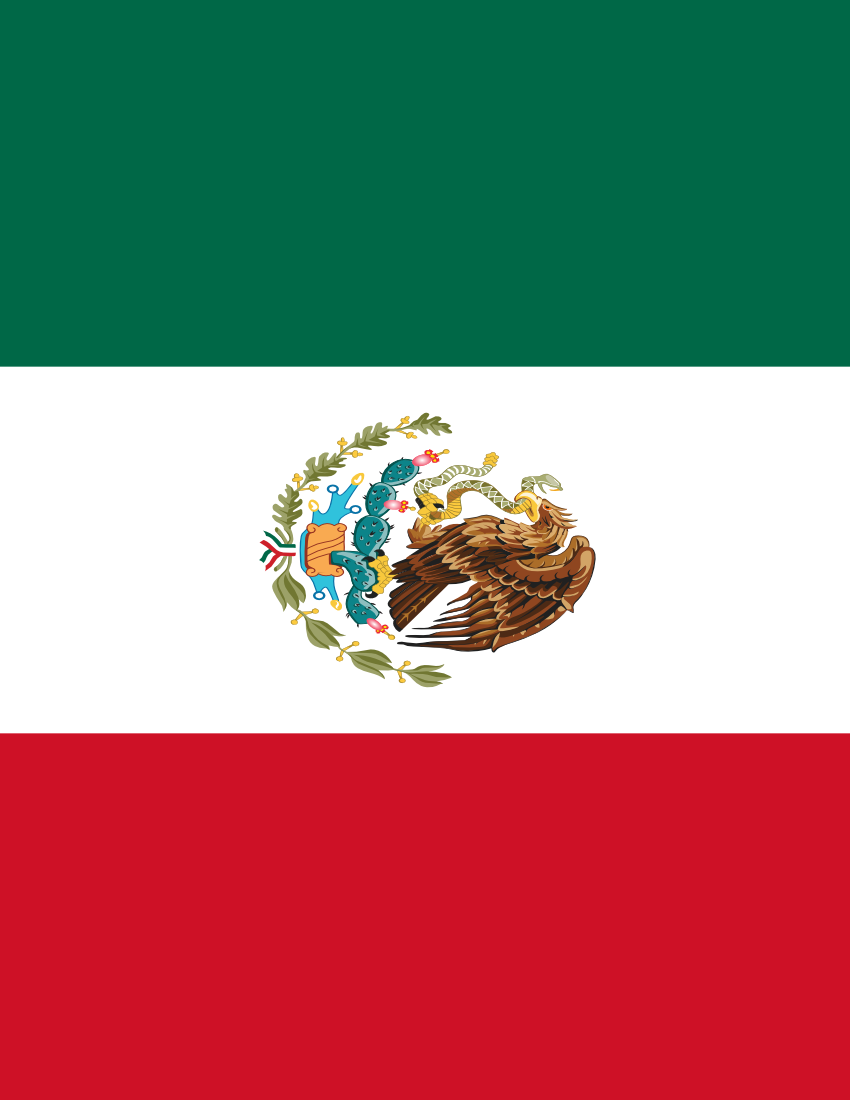 mexico flag full page