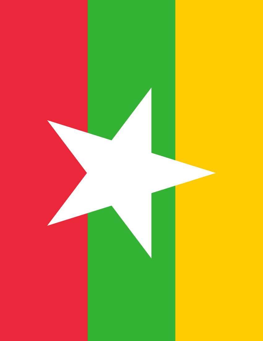 myanmar flag full page