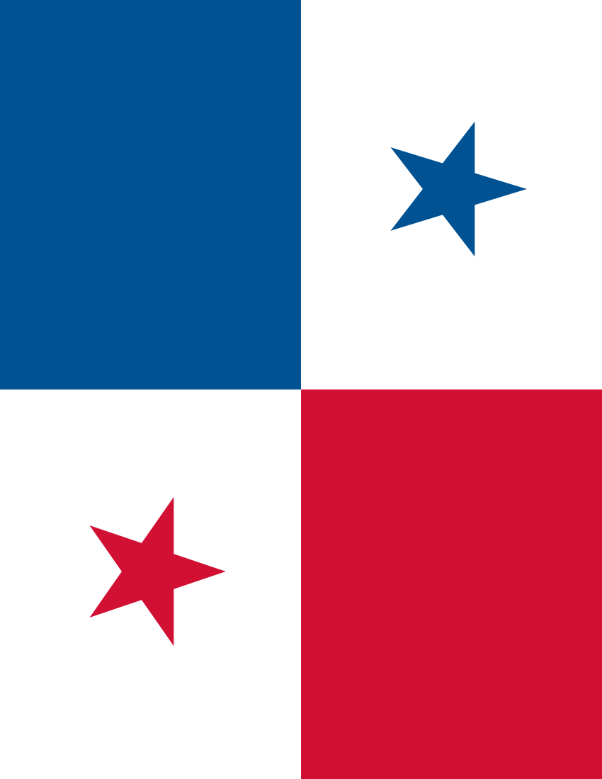 panama flag full page
