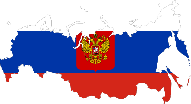 Russia-Flag-Map