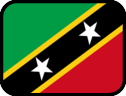 saint kitts and nevis outlined