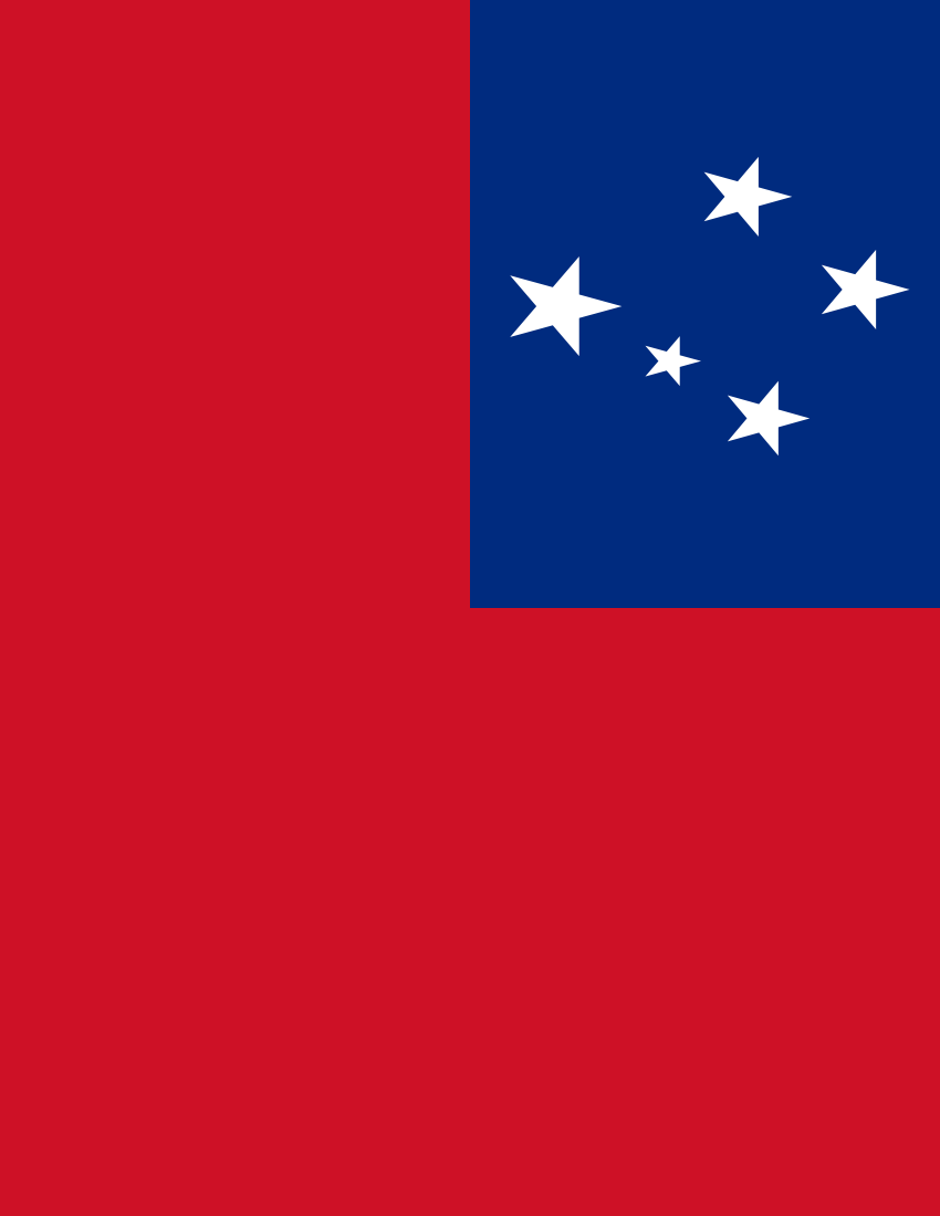 samoa flag full page