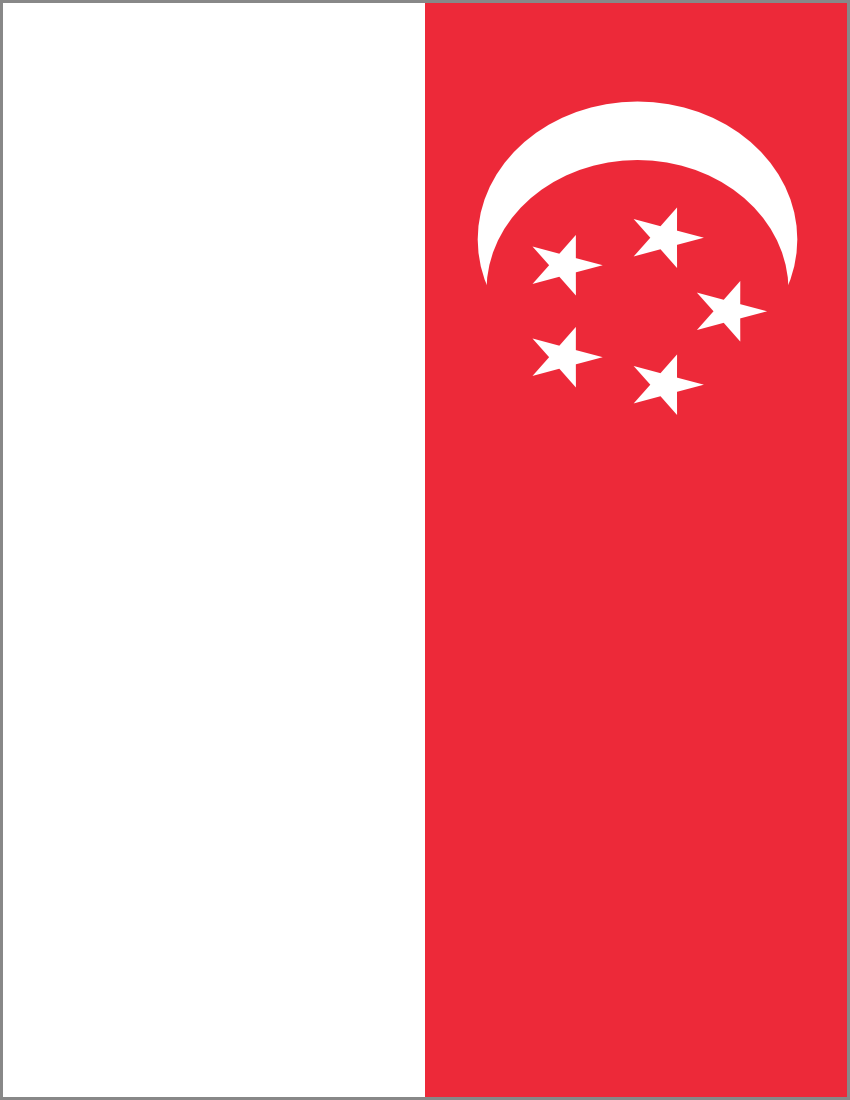 singapore flag full page