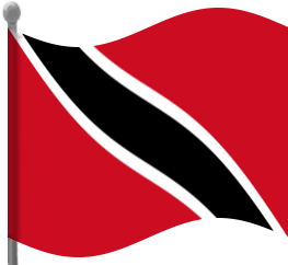 trinidad and tobago flag waving