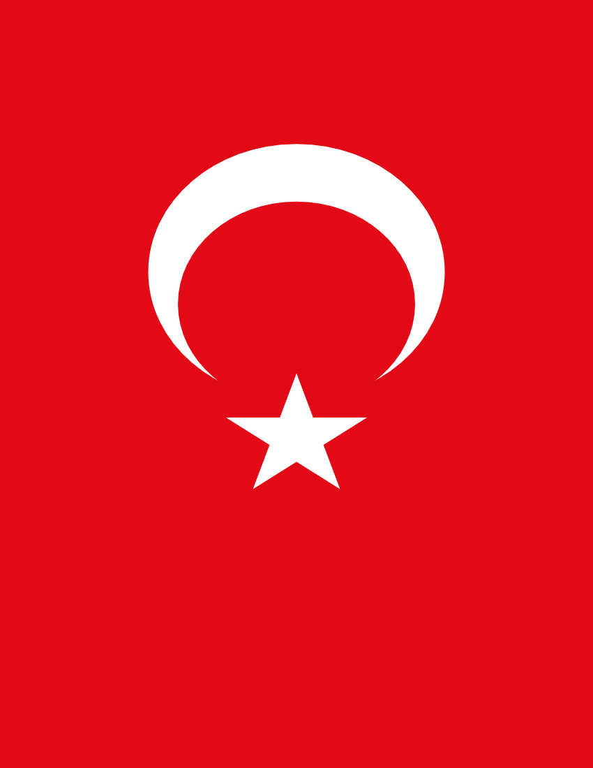 turkey flag full page