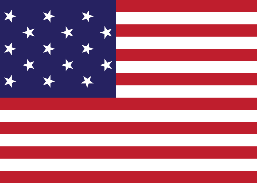 15 star stripe Star-Spangled Banner flag
