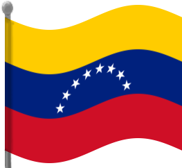 venezuela flag waving